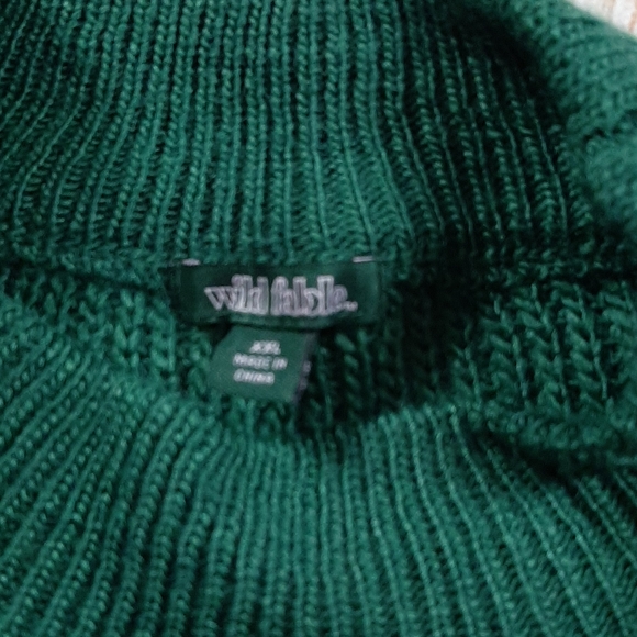 Wild Fable Green Sweater - Picture 4 of 5